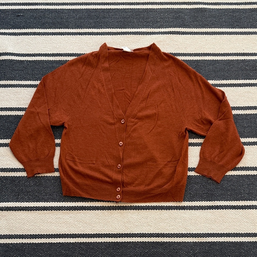 J. Crew 100% cashmere Cardigan M